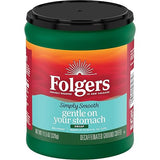 Folgers Simply Smooth Decaf Coffee, 11.5 Ounce