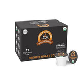 Alex’s Low Acid Organic Coffee | Created to Limit Heartburn, Acid Reflux & Stomach Irritation | French Roast | Pack of 12 K-Cups