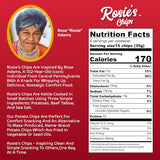 Rosie’s Beef Tallow Chips - Kettle Cooked Potato Chips in Grass Fed Beef Tallow - Non-GMO Idaho Potatoes with Vera Sea Salt - Seed Oil Free Snacks