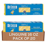 De Cecco Semolina Pasta, Linguine No.7, 1 Pound (Pack of 20)
