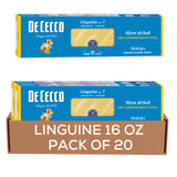 De Cecco Semolina Pasta, Linguine No.7, 1 Pound (Pack of 20)