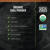 Frontier Co-op Organic Chili Powder, 1.94 oz - For Mexican, Tex-Mex, and Indian Dishes
