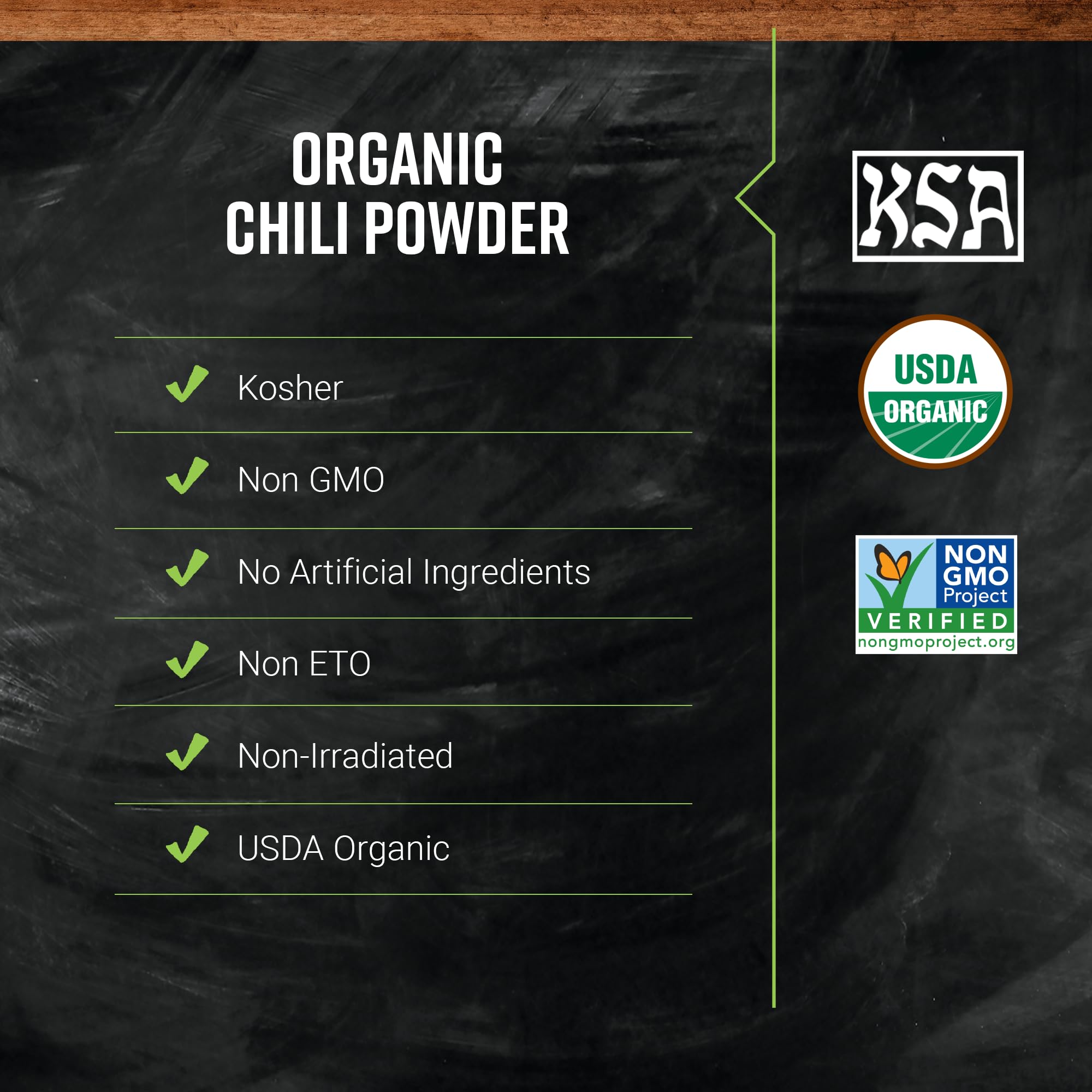 Frontier Co-op Organic Chili Powder, 1.94 oz - For Mexican, Tex-Mex, and Indian Dishes