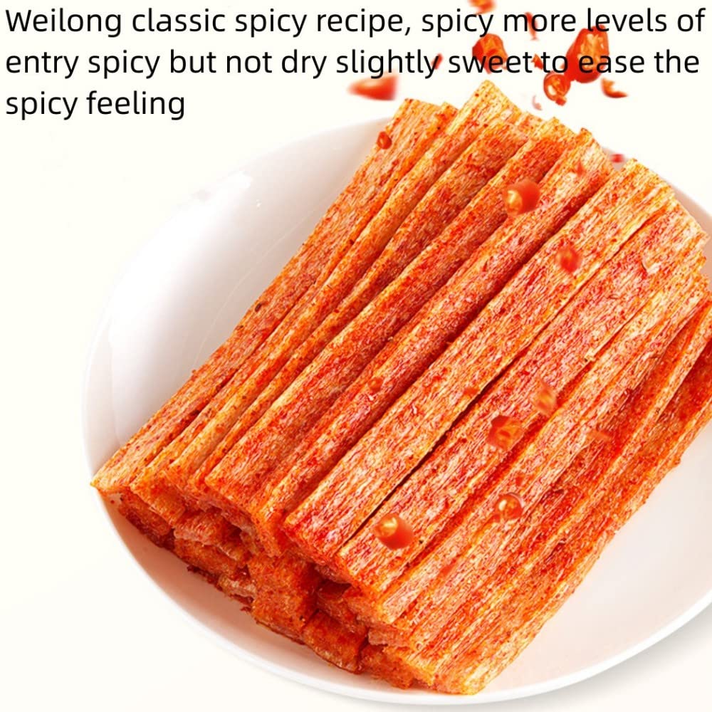 Spicy Strips,Spice Gift Pack,Chinese Special Casual Snack Food, WeiLong Latiao, Spicy Gluten,Vegan - Kosher - Gluten-Free - Non-GMO????Best Vegan