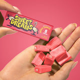 Sweet Dreams Center Filled Soft Chewy Candy Individually Wrapped, Gluten-Free Candies Party Size, Bulk Fruit Chews Candy for Kids - Fruit Punch Flavor
