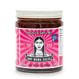 Hot Mama Salsa Guajillo Chili Oil - A Chili Oil Rich in Antioxidants, Low Calorie, No Preservatives, Additives, or GMOs - Perfect for Mushrooms