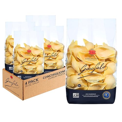Garofalo - Conchiglioni Jumbo Shells, 1 lb (4 Pack)