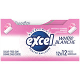 Excel White Sugar-Free Gum, Bubblemint, 12 Count
