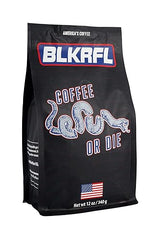 Black Rifle Coffee Company Coffee or Die, 12oz Bag, Ground Medium Roast - Roasted Blend Made from Arabica Beans - Colombian & Brazilian Beans