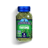 Litehouse Freeze Dried Thyme - Substitute for Fresh Thyme, Jar Equal to 5 Thyme Fresh Bunches, Organic, Thyme Seasoning, Non-GMO, Gluten-Free - 0.52