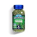 Litehouse Freeze Dried Thyme - Substitute for Fresh Thyme, Jar Equal to 5 Thyme Fresh Bunches, Organic, Thyme Seasoning, Non-GMO, Gluten-Free - 0.52