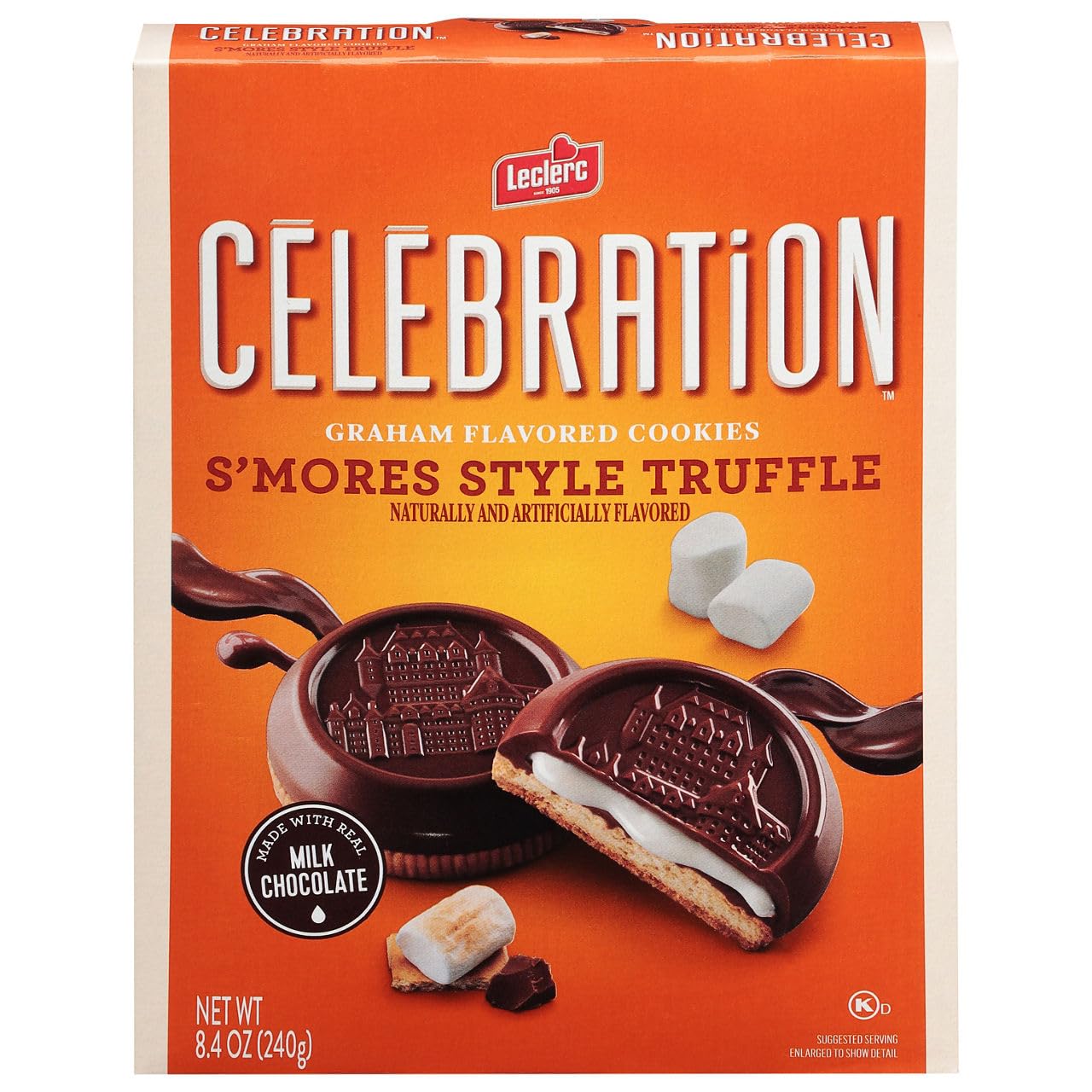 Leclerc Celebration, SMores Graham Cookies, 8.4 Ounce