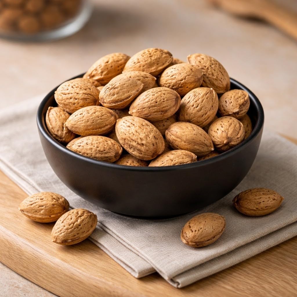 Raw Almonds Unsalted in Shell - Whole California Almonds, Raw Unsalted Nuts, Rich Crunch & Pure Flavor | Shelled Nuts for Snacking, Baking & Bulk, 2