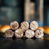 Bearded Butchers Hawaiian Pizza Bratwurst DIY Kit - Sweet & Savory Pizza Brats - Includes Seasoning, Mozzarella, Pineapple & 32mm-35mm Natural Hog