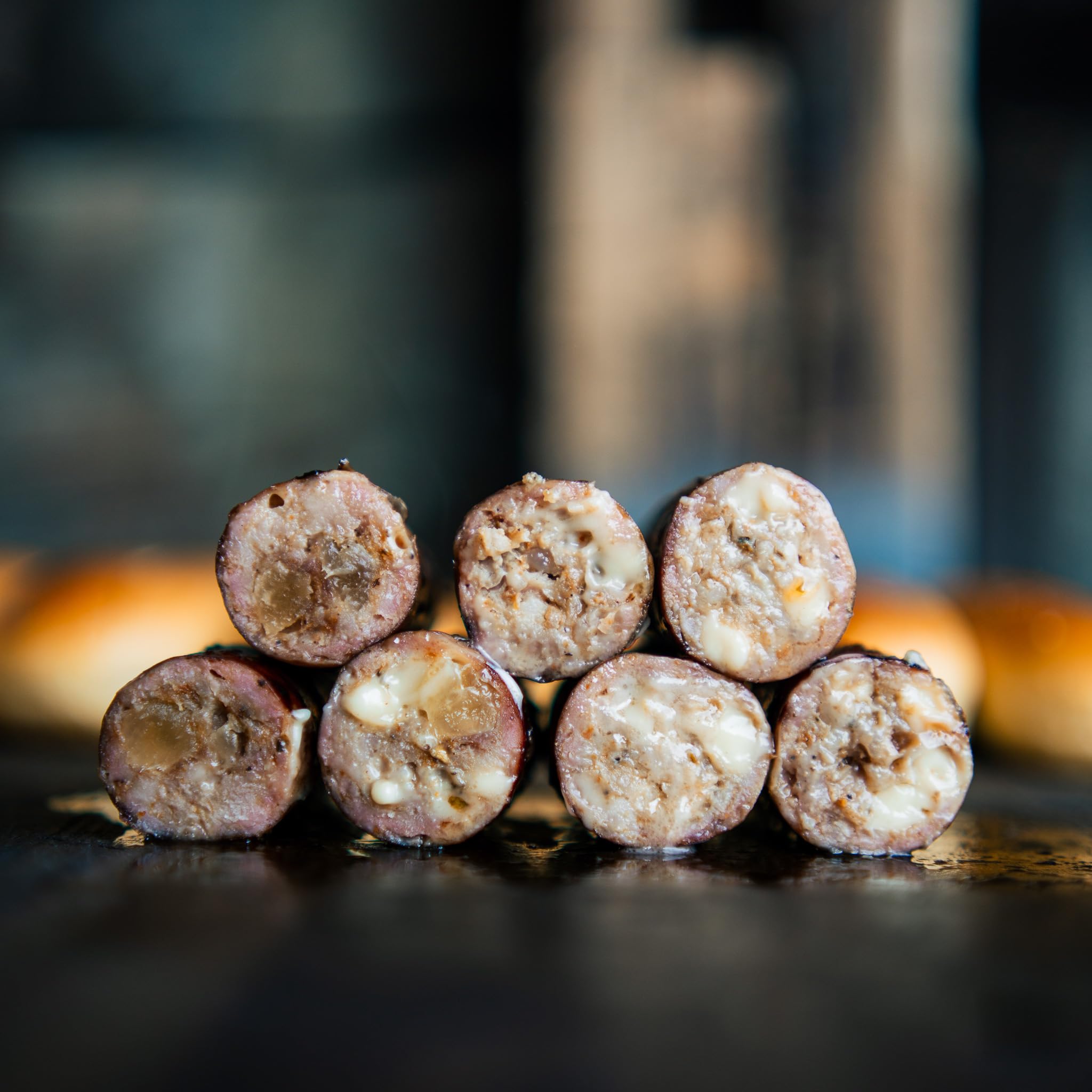 Bearded Butchers Hawaiian Pizza Bratwurst DIY Kit - Sweet & Savory Pizza Brats - Includes Seasoning, Mozzarella, Pineapple & 32mm-35mm Natural Hog