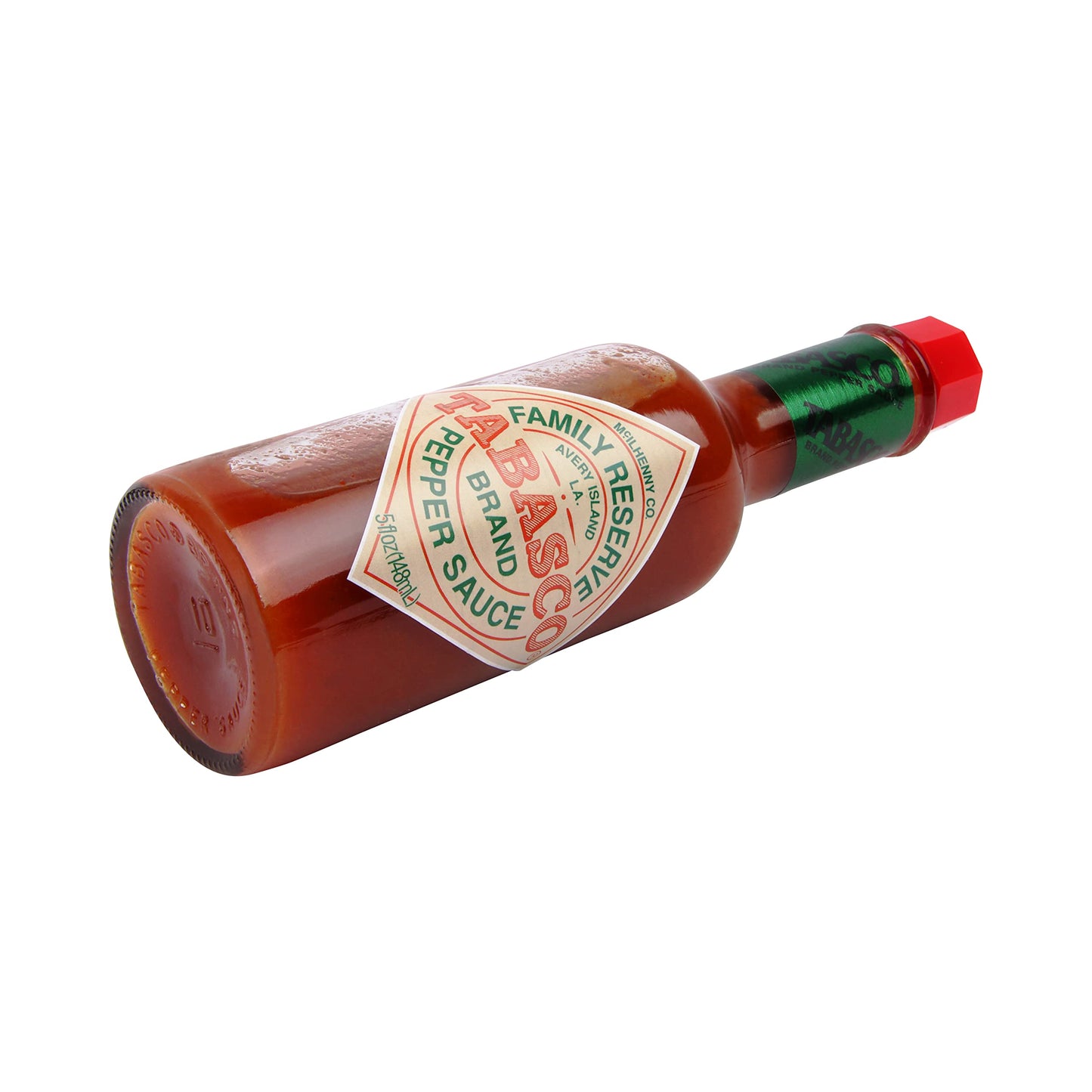 TABASCO Brand Family Reserve Pepper Sauce, Mild Hot Sauce, Glass Bottle, Exclusive Familial Taste, Hand Selected Pepper Blend & White Wine Vinegar