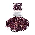 Red Rose Petals - Pure, All Natural & Edible Rose Petals - Dried Flower Petals for Herbal Tea, Decoration, Rose Sprinkles, Topping on Cupcakes