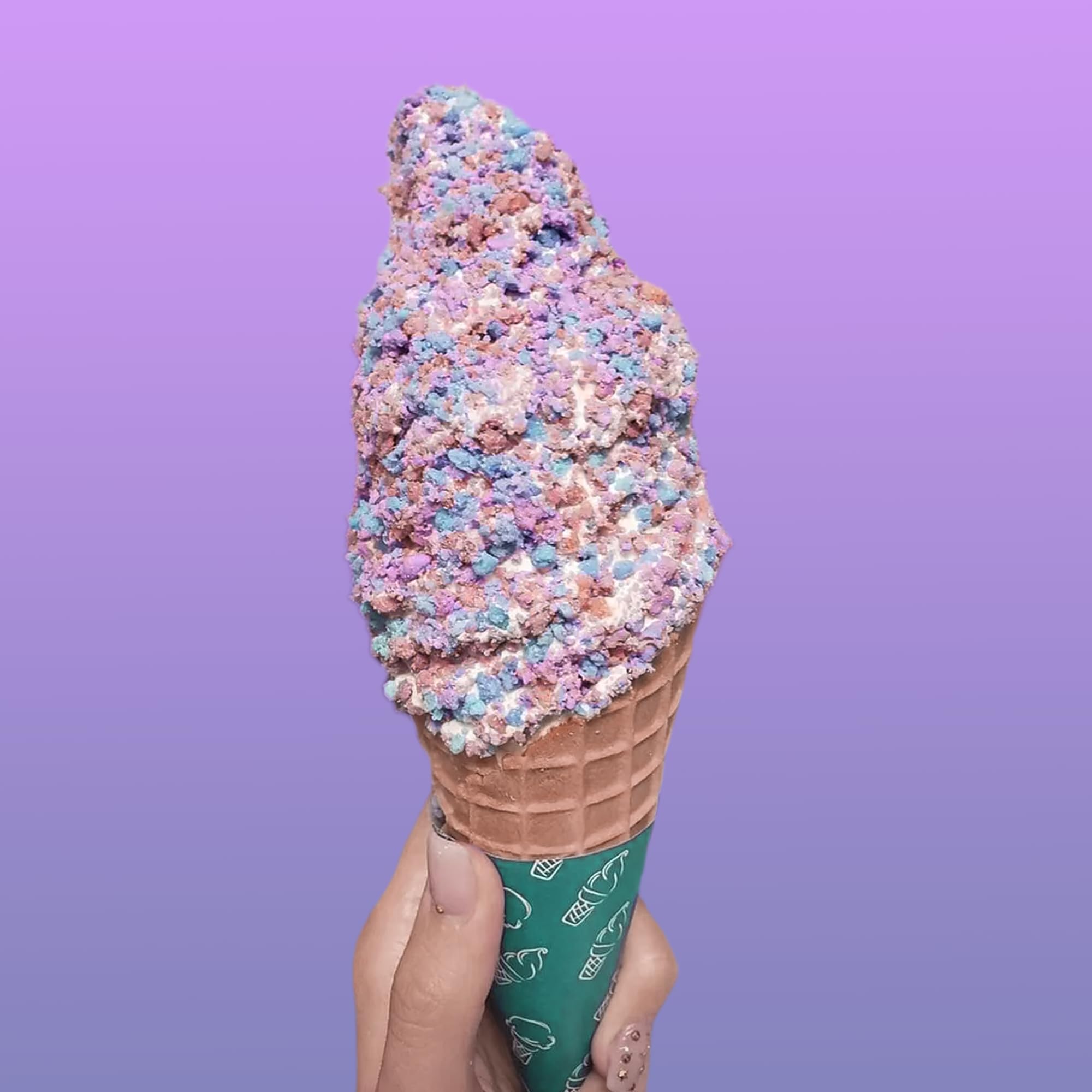 Birch & Meadow 5 Tbsp of Cotton Candy Crunch, Ice Cream Topping, Dessert Topper