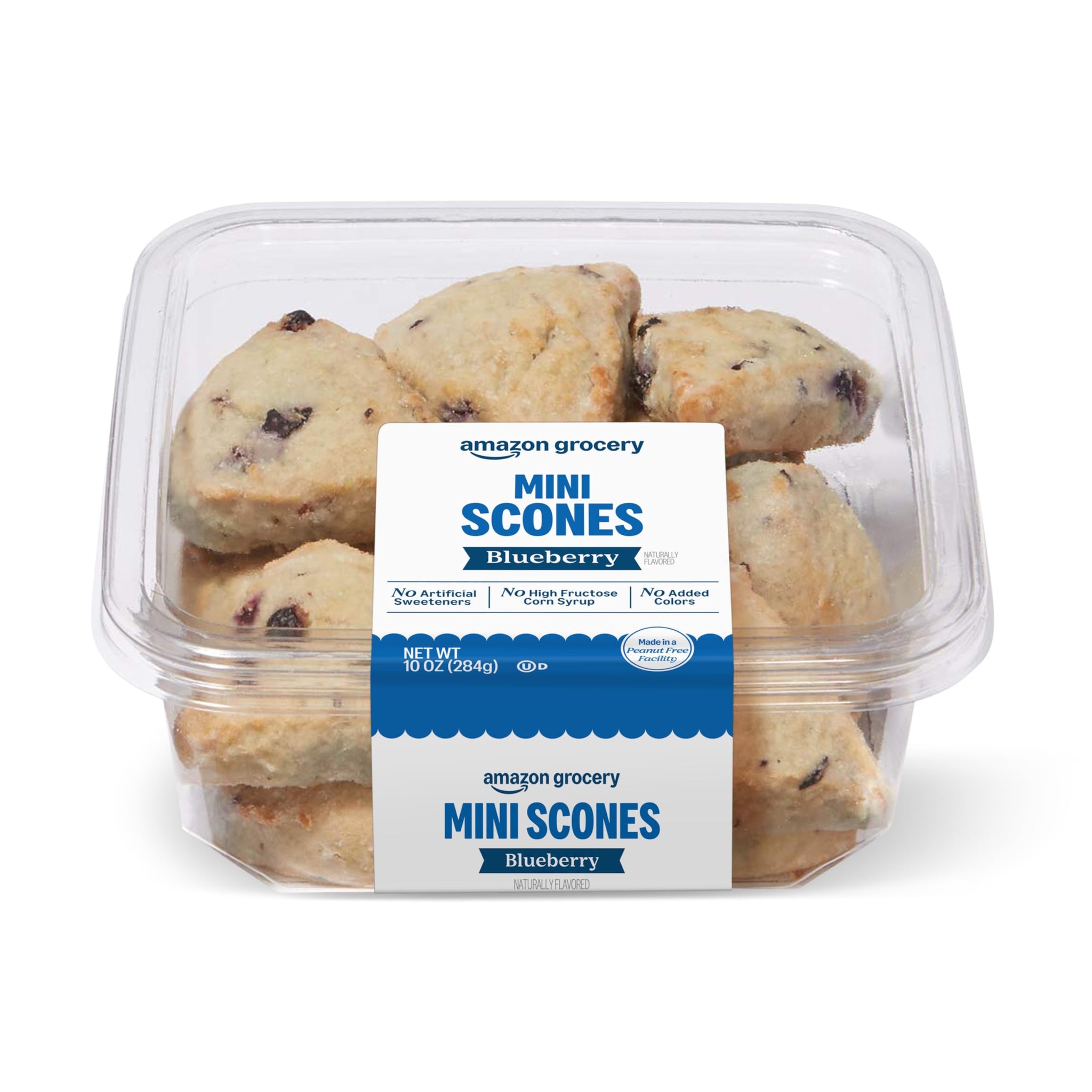 Amazon Grocery, Blueberry Mini Scones, 10 Oz, Frozen