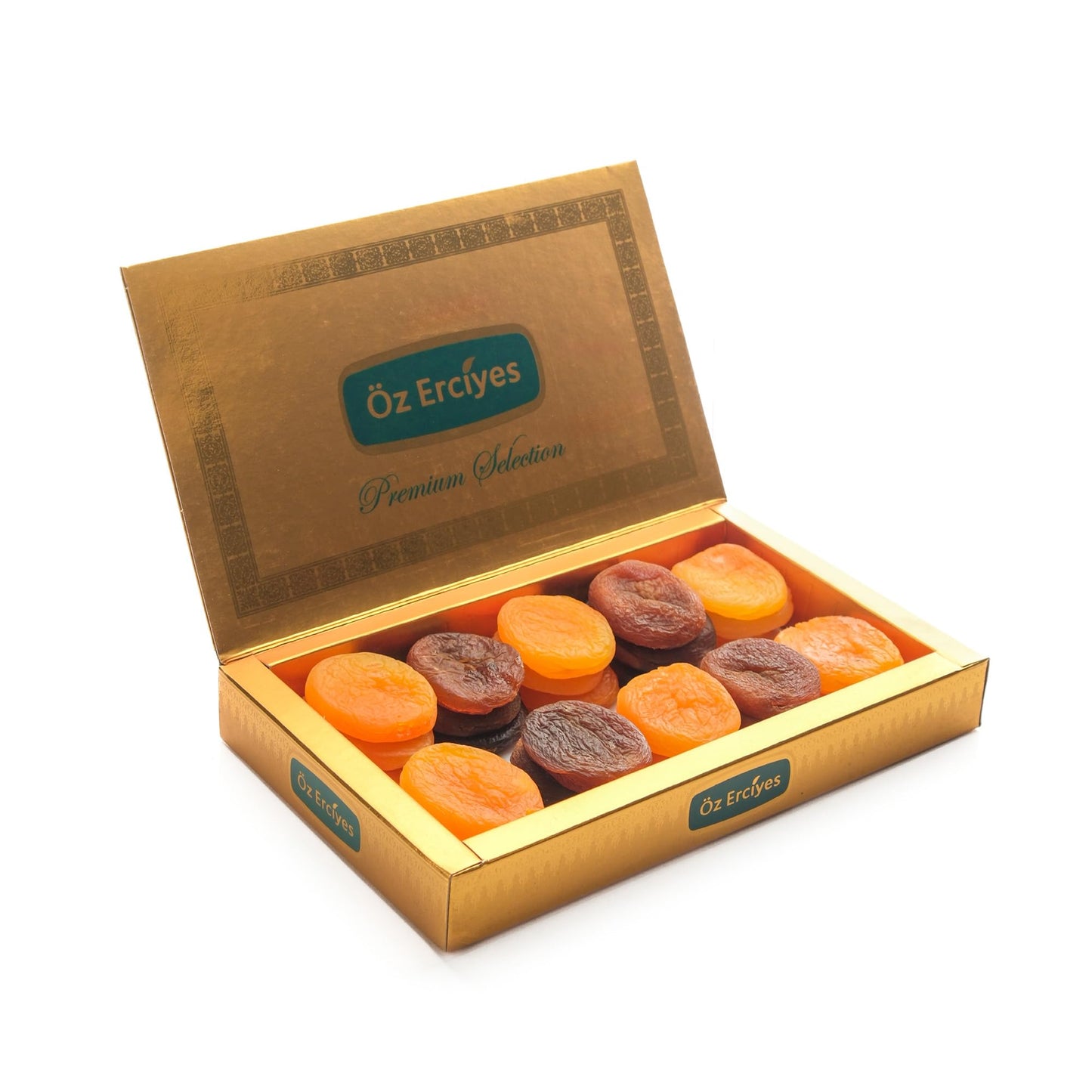 Premium Turkish Dried Apricots - Dark and Yellow Sun Dried Apricots, Naturally Sweet, No Sugar Added, Healthy Snack, 17.6 oz (500g)
