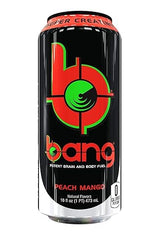 Bang Energy Bang Peach Mango, 16 Fl Oz Can