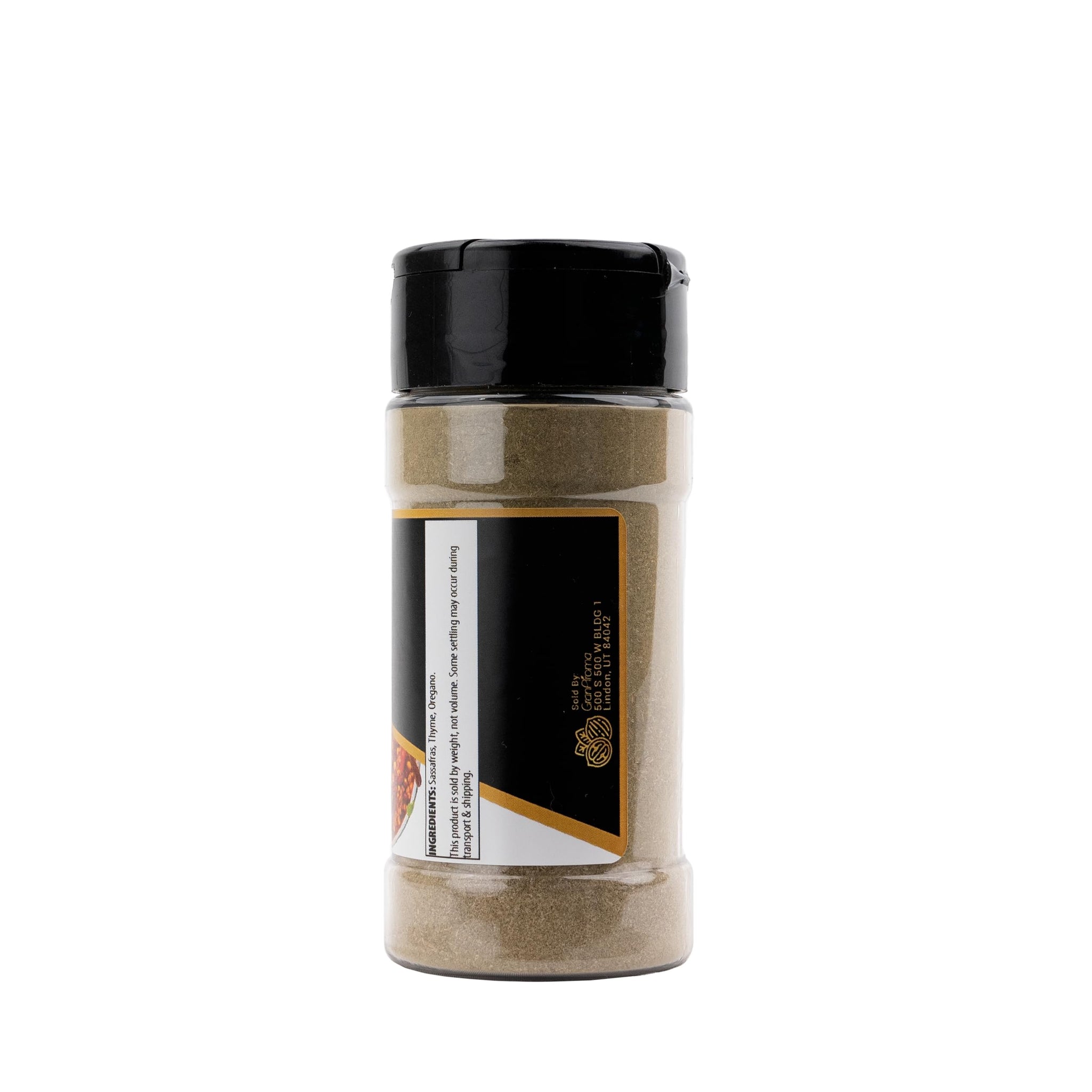 GranAroma Gumbo Filé Spice Blend, Sassafras & Herbs, Perfect for Gumbos, Stews & Soups (1.92 Ounce)