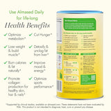 Almased Vanilla Protein Powder for Women & Men - Gluten-Free Meal Replacement Powder Supports Weight Loss & Muscle Retention - Low-Glycemic High Plant