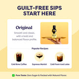 Javvy Cold Brew Coffee Concentrate Instant Coffee, Smooth Arabica Iced Coffee & Espresso Concentrate, 35 Servings, Original, 1 Pack
