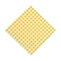 Yellow Gingham Disposable Paper Napkins (48 per set) Party Supplies