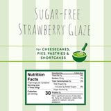 Concord Foods Sugar-Free Strawberry Glaze, Make with Fresh Organic for Shortcake Pie Filling Cheesecakes Puddings Desserts, 15 oz, 2-Pack