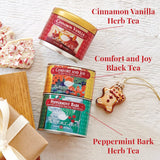 The Republic of Tea - Holiday Stackable Tea Tin, Seasonal Assortment, 36 Tea Bags