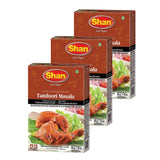 Shan Tandoori Recipe and Seasoning Mix 1.76 oz (50g) - Spice Powder for Tandoori Style Barbecue Chicken - Suitable for Vegetarians - Airtight Bag in
