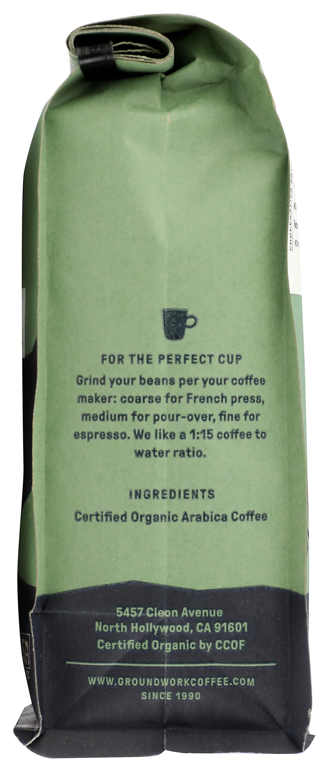 Groundwork Coffee Co Organic Nicaragua Medium Roast Coffee, 12 OZ