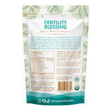 Heaven Blends Fertility Blessing Tea for Women - USDA Organic - Red Raspberry Leaf, Peppermint, Chaste Tree Berry (Vitex), Red Clover, Nettle