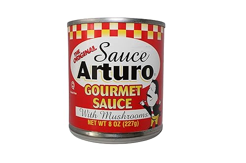 Arturo Gourmet Sauce with Mushrooms - (Pack of 24) (8 oz) - Tomato Sauce Enhancer - Spaghetti Sauce Enhancer - Marinara Sauce Fresh Base - Italian