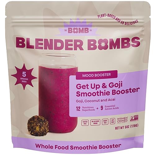 Blender Bombs, Get Up & Goji Smoothie Booster, 5 Ounce