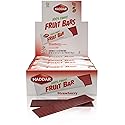 Haddar 100% Fruit,. Strawberry Fruit Leather Bars (Box of 55)