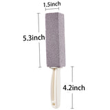 Honoson Pumice Stones for Cleaning with Handle Pumice Sticks for Removing Toilet Bowl Ring, Bath, Household, Kitchen(10 Packs)