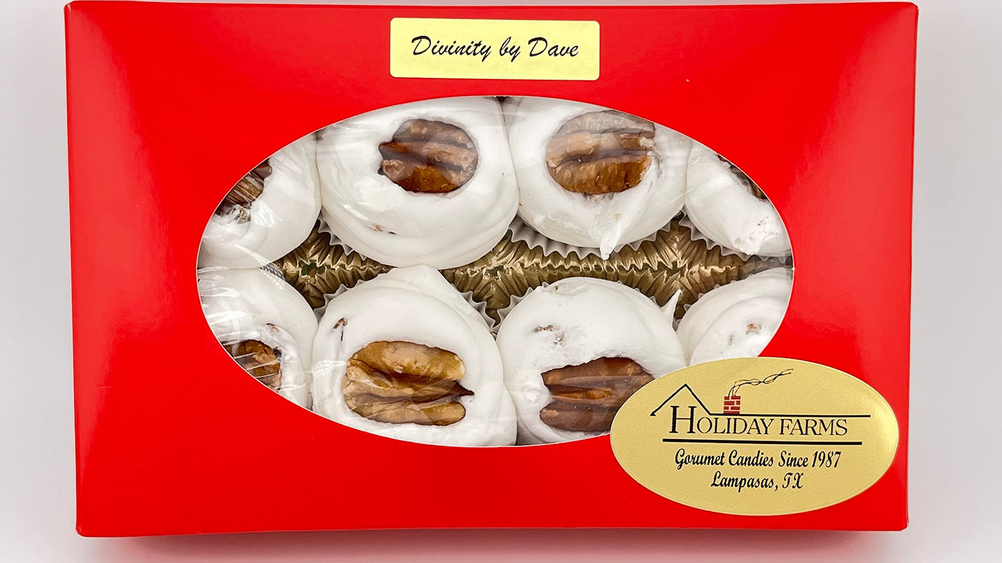 8 Piece Divinity Gift Box (With Pecans) Old Fashioned Divinity, Just Like Home Made