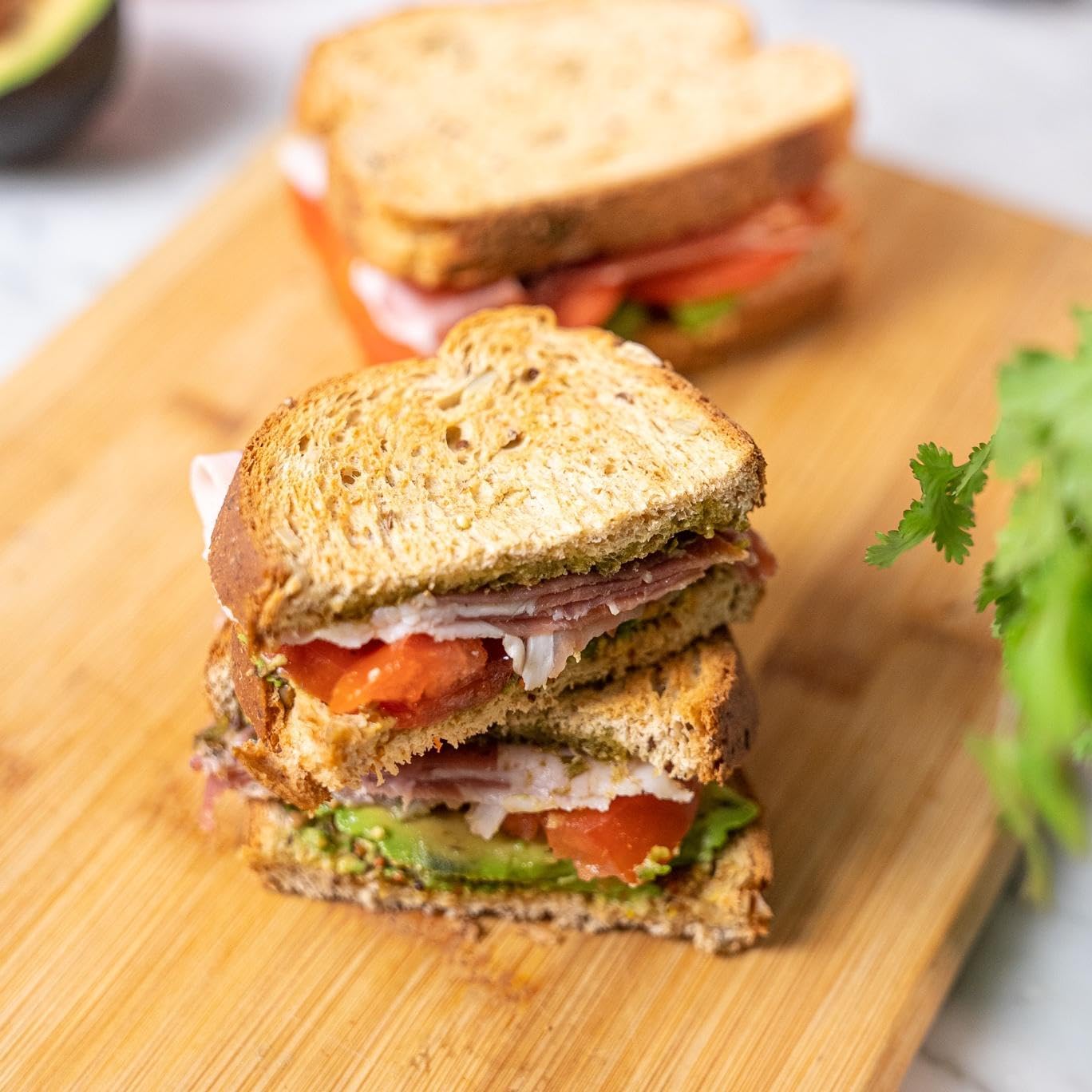 Hero Seeded Bread - Delicious Bread with 1g Net Carb, 0g Sugar, 60 Calories, 12g Fiber per Slice | Tastes Like Regular Bread | Low Carb & Keto