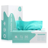 Luiruey Microfiber Cleaning Cloth Rags in A Box (20 Count) - 7.9" x 7.9" Reusable for Cars - Edgeless Terry Towels, Small Microfiber for Home, Kitchen