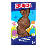 Crunch, Solid Milk Chocolate Bunny with Crisped Rice - Fun and Crispy Easter Treat for Baskets, Egg Hunts and Festive Gifting, 4.5 Ounce