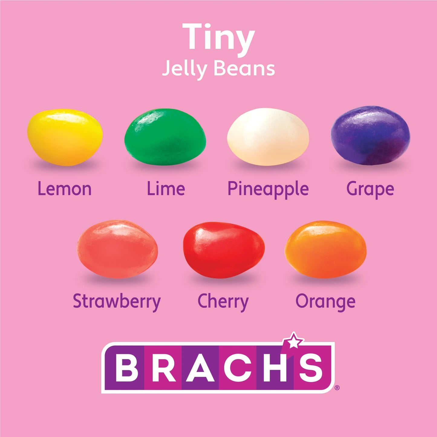Brach's Tiny Jelly Beans, Egg Fillers, Jelly Beans for Easter Basket Stuffers, 9oz Bag, 18 Count