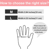 ROYAKI Household Cleaning Gloves, Waterproof Cleaning Protective Dishwashing Rubber Gloves, 2 Pairs Size Large