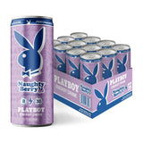 PLAYBOY Energy Drink - Naughty Berry (Wild Berry) - 12 Pack of 12oz Cans | Performance + Pleasure Energy | NextGen Lifestyle Drink