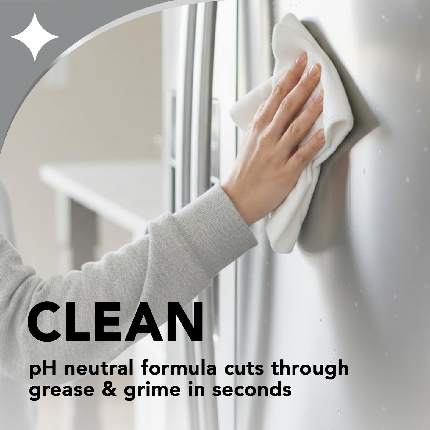 Weiman Stainless Steel Cleaner & Cooktop Daily Cleaner - 12 Ounce - Kitchen Appliance Cleaner Kit