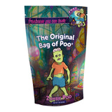 The Original Bag of Poo®, Zombie Poo (Watermelon Flavor Cotton Candy) Novelty Poop Gag Gift. Free sticker inside.