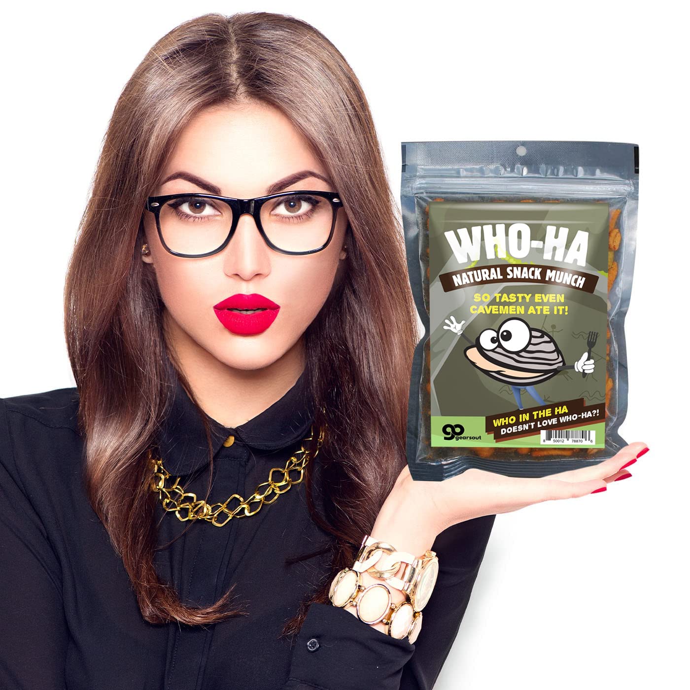 Who-Ha Natural Snack Munch - Funny Spicy Trail Mix for Men and Women, Gourmet Gifts, Made in the USA