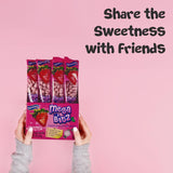 Mega Bitz Fruit Nuggets Strawberry Candy Bulk Pack for Kids - Naturally Flavored Individually Wrapped Strawberry Flavor for on the go Snacking, Movie