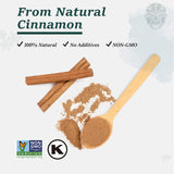 Soeos Cinnamon Powder, 15 oz (425g), Ground Cinnamon, 100% Raw, Non-GMO, Kosher Certified, Seasoning Spice for Coffee, Baking, Cooking and Beverages